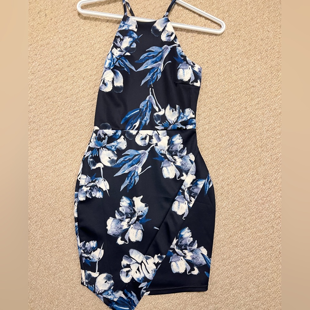 Floral homecoming dress